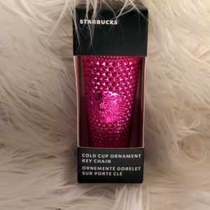 Starbucks Holiday Bling Chrome Berry Sangria Ornament